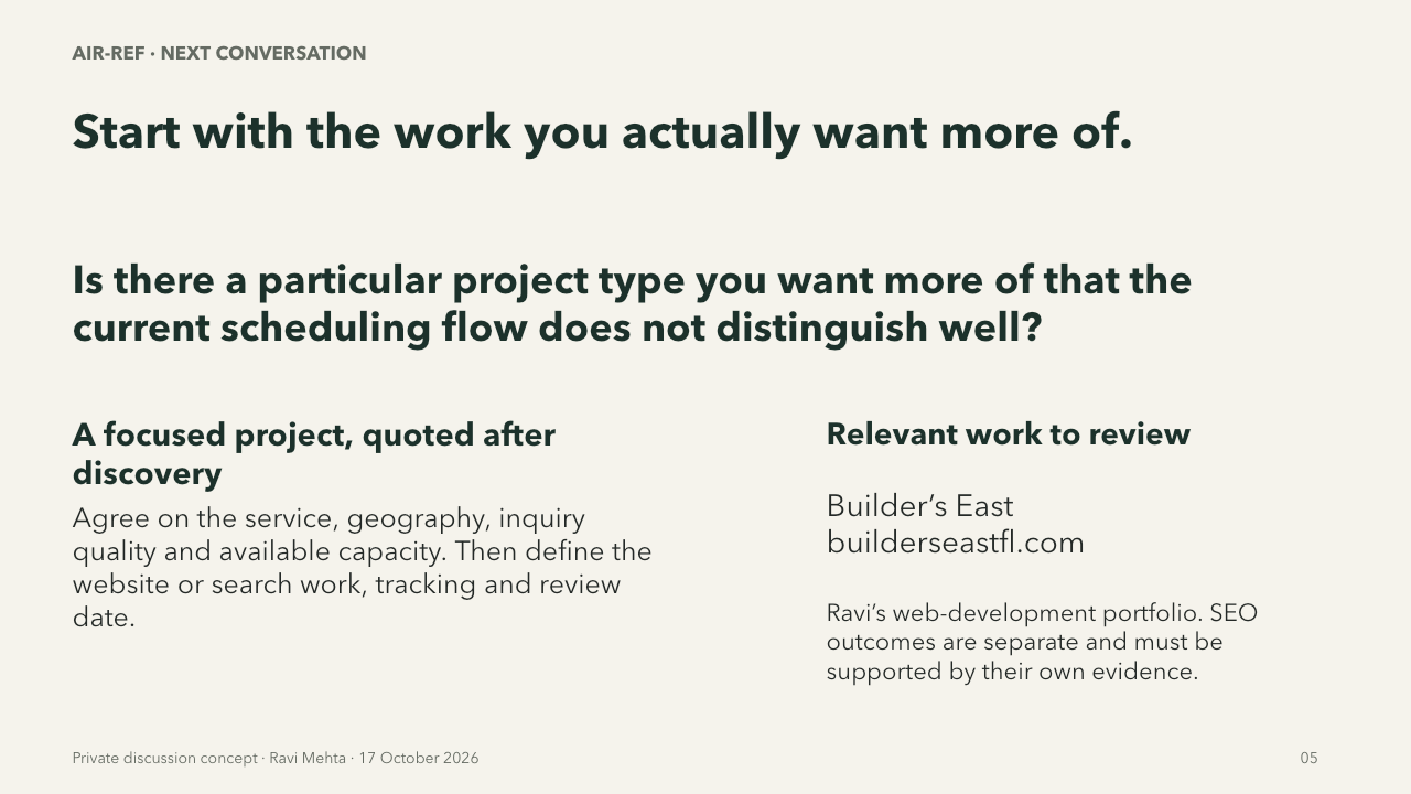 Slide 5 of5 for Air-Ref Co. Inc.