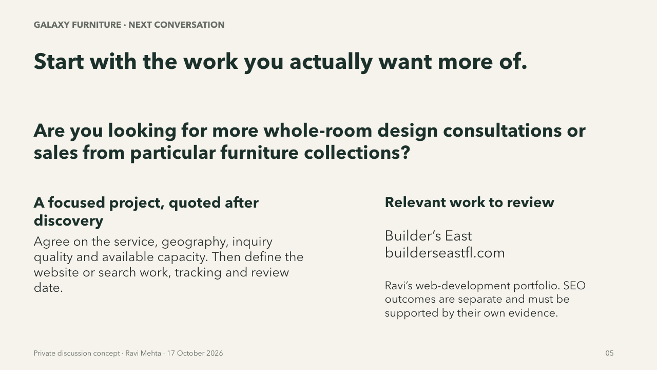 Slide 5 of5 for Galaxy Furniture Design Center