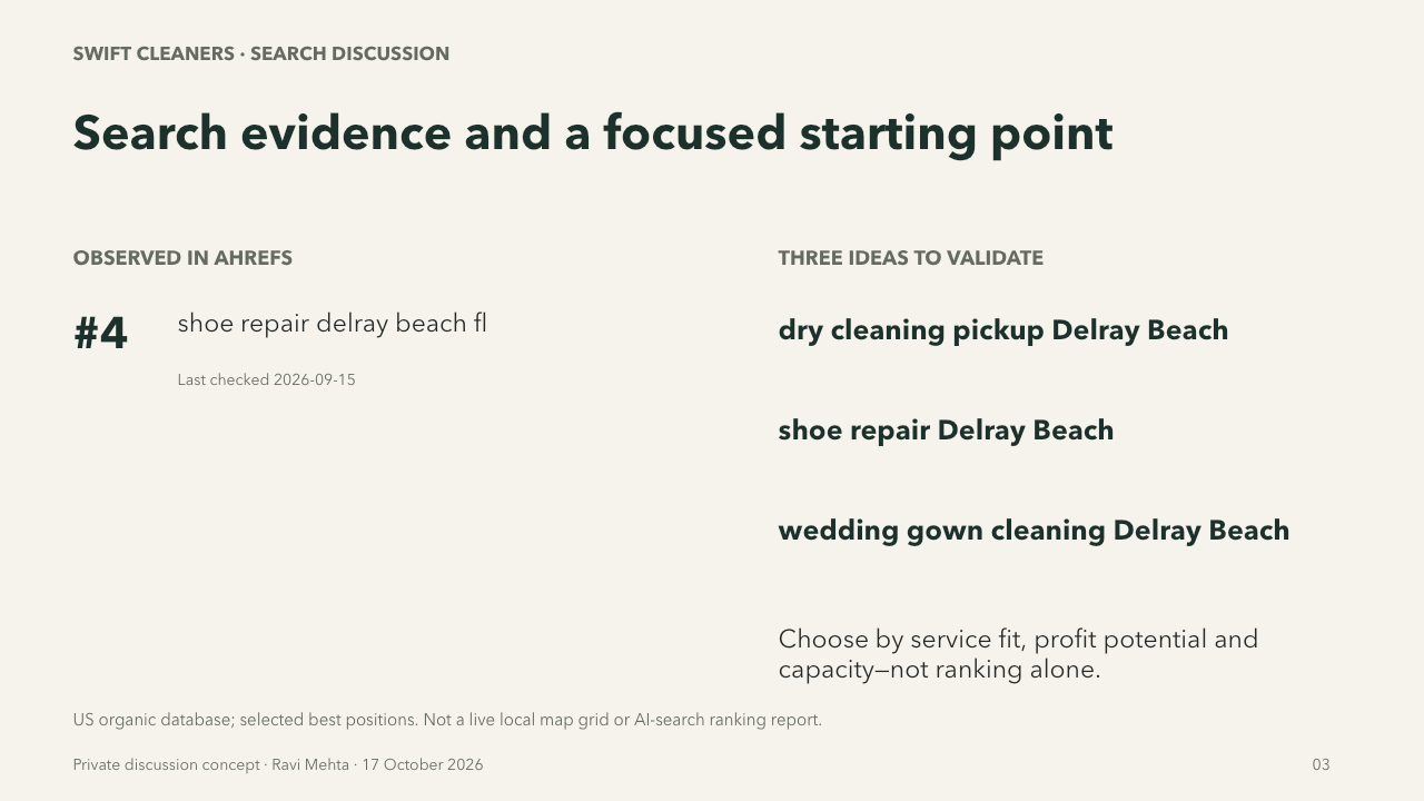 Slide 3 of5 for Swift Dry Cleaners and Shoe Repair