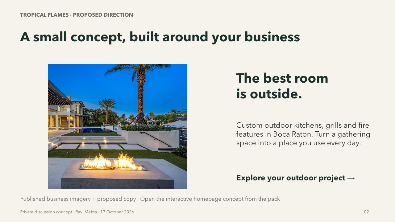 Slide 2 of5 for Tropical Flames