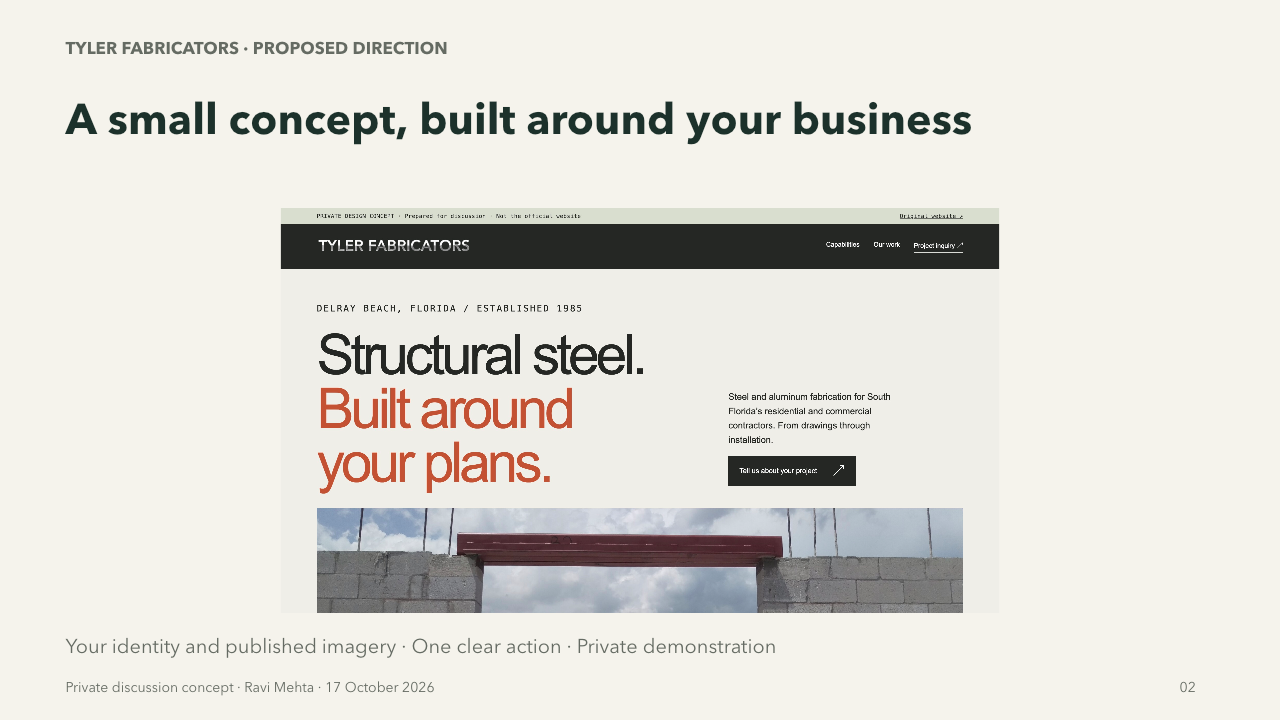 Slide 2 of5 for Tyler Fabricators