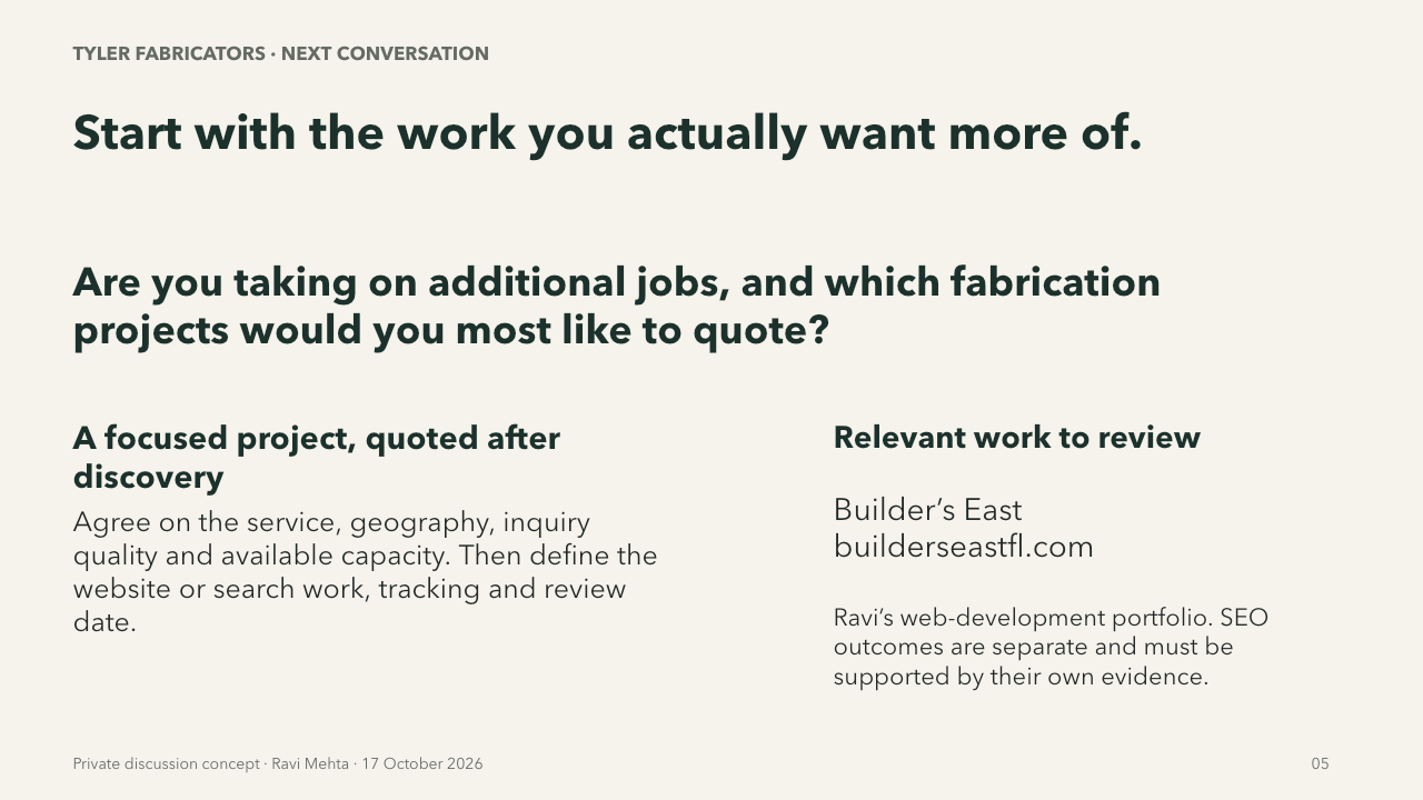 Slide 5 of5 for Tyler Fabricators